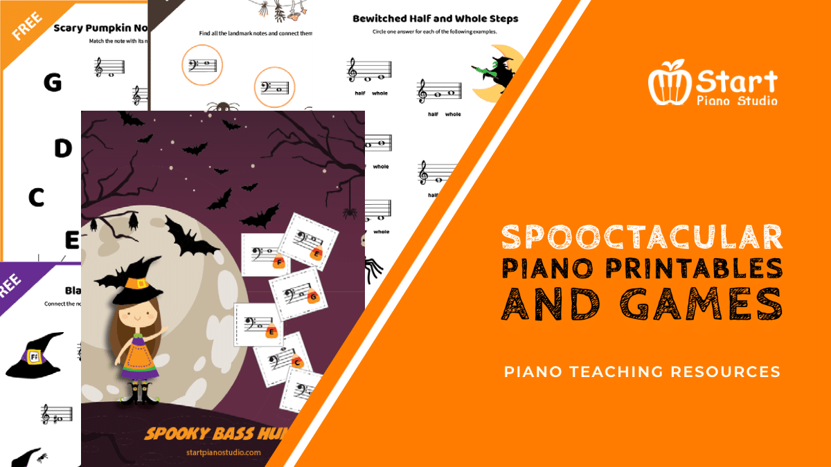 Spooktacular Piano Printables For Your Halloween Week