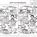 Spot The Difference Worksheets For Kids Find Printable Math