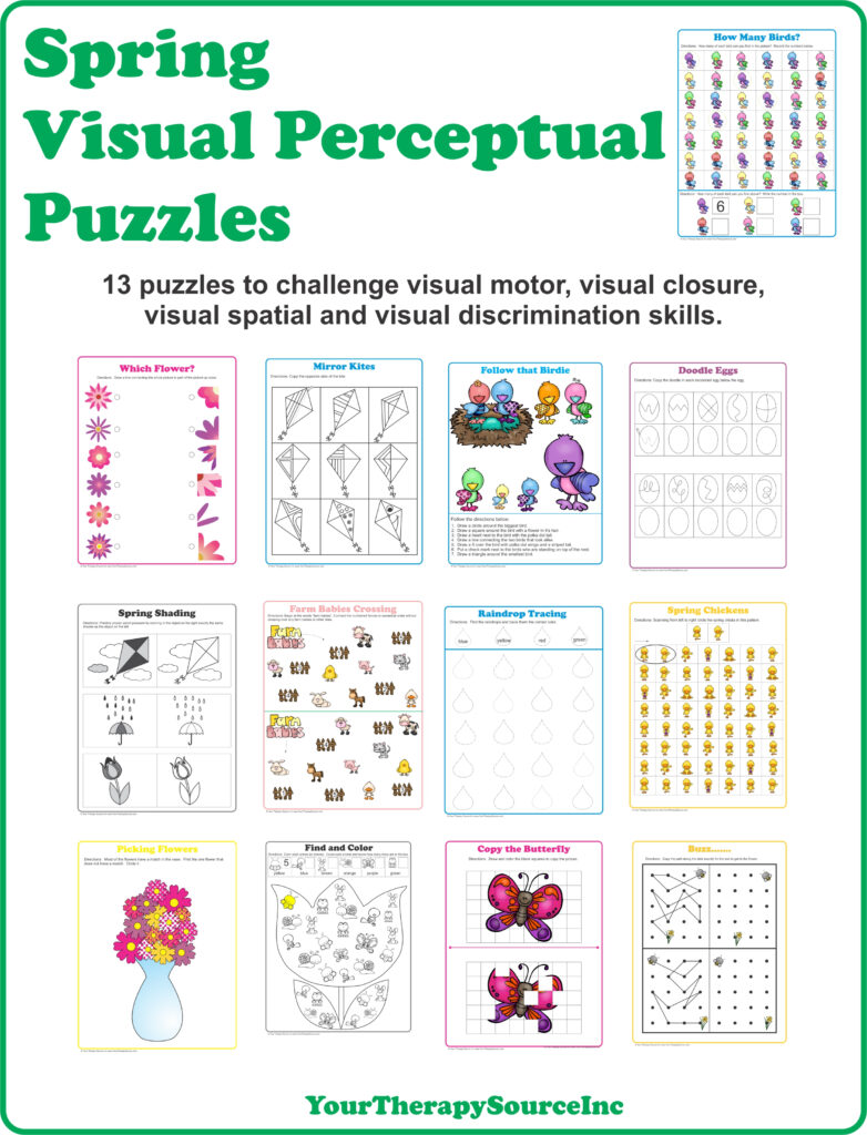 Spring Visual Perceptual Puzzles
