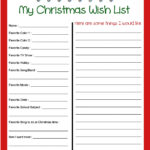 Stout Stop: Christmas Wish List And Kids Letter To Santa