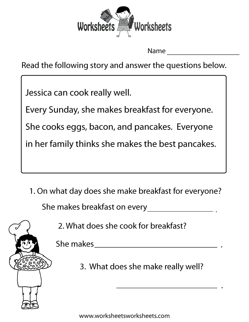 Thanksgiving Reading Comprehension 2Nd Grade