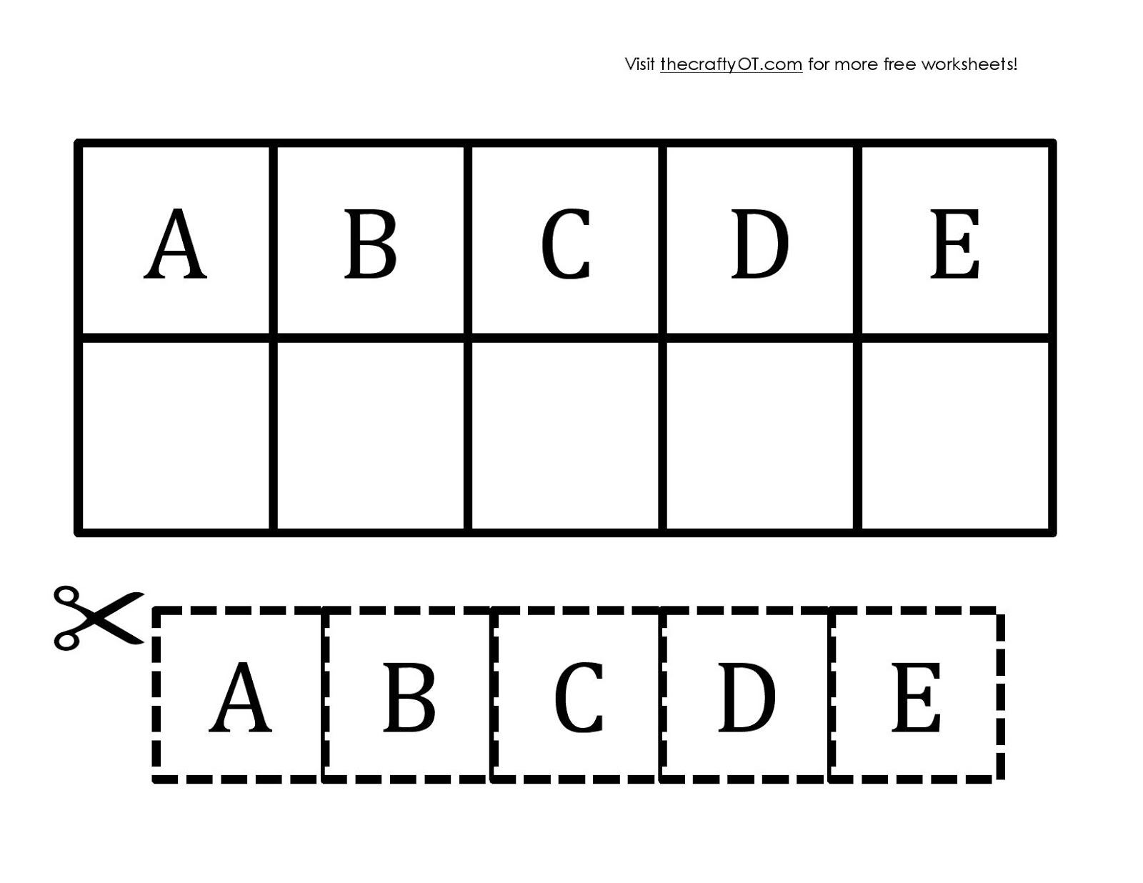 The Crafty Ot: Free Fall Worksheets