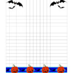 The Halloween Graph Paper (A) Math Worksheet From The