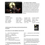The Nightmare Before Christmas   English Esl Worksheets For