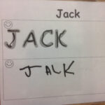 The Preschool Puppies | Preschool Writing, Writing Without For Name Tracing Jack