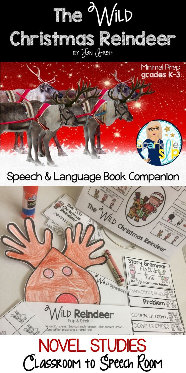 The Wild Christmas Reindeer Book Companion For Speech