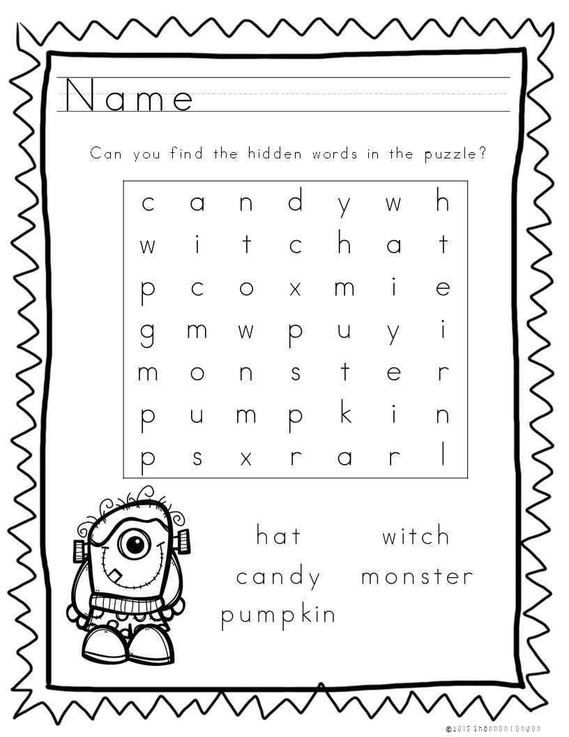 These 5 Halloween Themed Worksheets Are A Wonderful Time