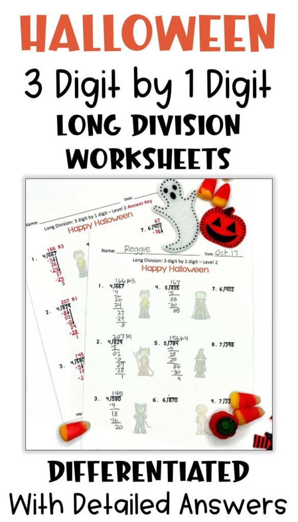 These Halloween Long Division Worksheets Are Fun Practice These Halloween Long Division Worksheets Are Fun Practice