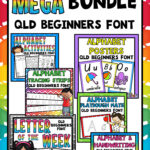 This Alphabet Mega Bundle Qld Beginners Font Includes A