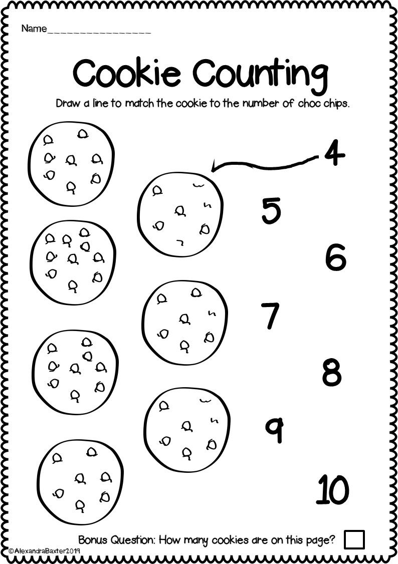 This Product Includes 12 Different Worksheets For Counting 1