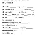 To Introduce Yourself In German Pdf Language Learning For