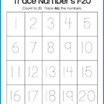 Trace Numbers 1 20 Take A Look At This Selection Of Number