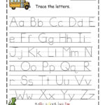 Traceable Letters Worksheet For Children Golden Age Intended For Tracing Name Gabriel