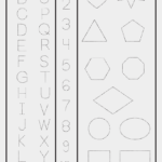 Tracing Letters And Numbers Printable Free Coloring Pages