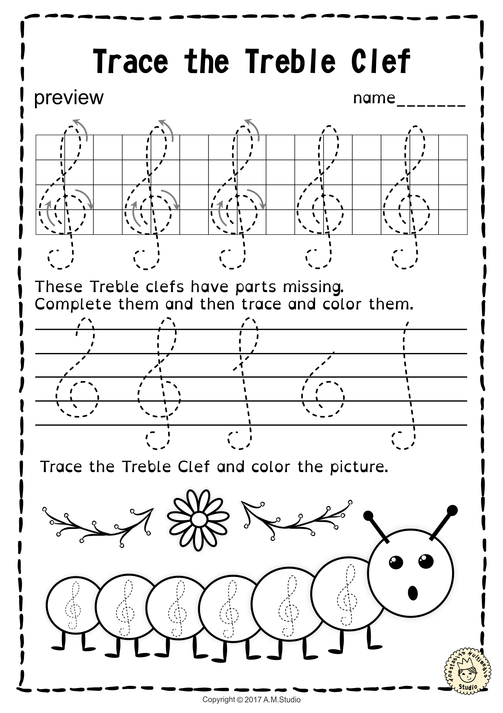 music-tracing-worksheets-alphabetworksheetsfree