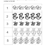 Tracing Numbers 1 5 For Kids | Preschool Counting Worksheets