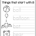 Tracing Words   Things That Start With A Z Worksheets These