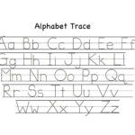 Tracing Worksheets For Kids Preschoolers Color Letter Free Within Letter Tracing Handouts