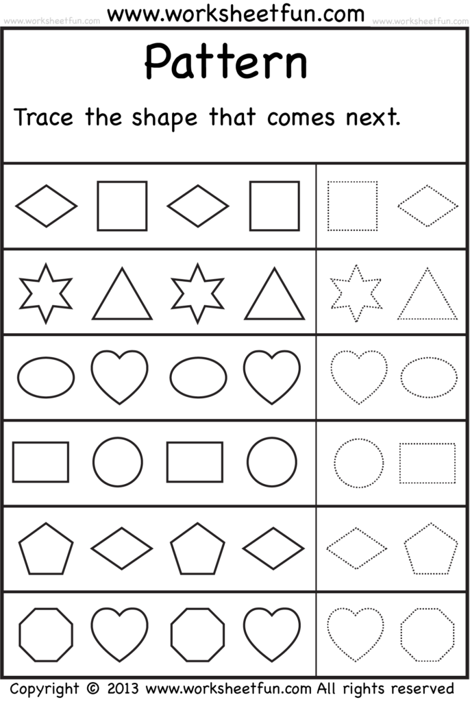 Tremendous Tracing Patterns For Preschoolers Picture