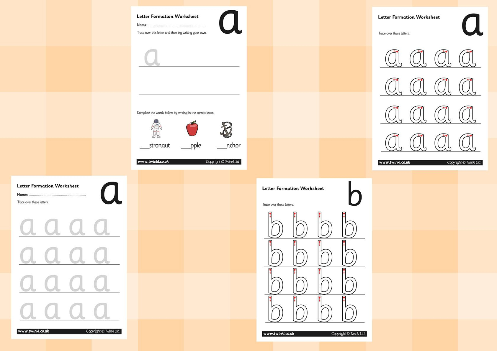 Twinkl Resources &amp;gt;&amp;gt; A-Z Letter Formation Worksheets in Alphabet Tracing Twinkl