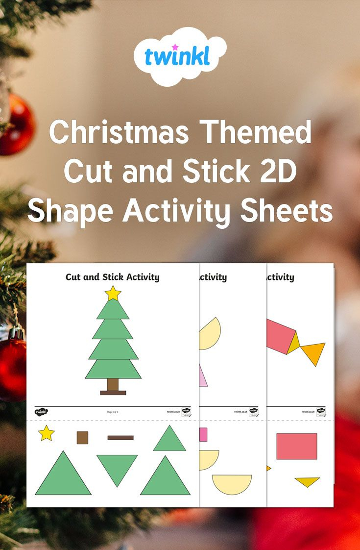 Use These Activity Sheets For Children To Match 2D Shapes