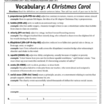 Vocabulary: A Christmas Carol   Scope