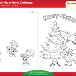 We Wish You A Merry Christmas Worksheet   Make A Chirstmas