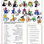 What Are They Doing On Halloween? Worksheet