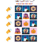 What Do You See? Halloween Worksheet
