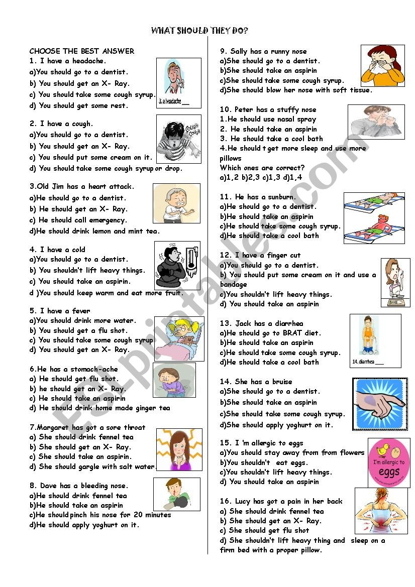 What Should The Do With Key - Esl Worksheetepit