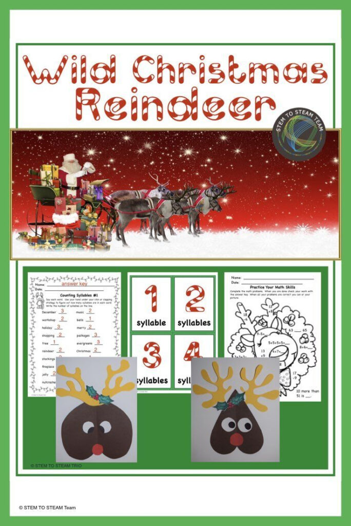 Wild Christmas: Reindeer Activity Pack | Christmas Stories