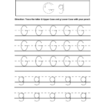 Worksheet ~ Alphabet Worksheets Tracing Awesome Sheet Within G Letter Tracing