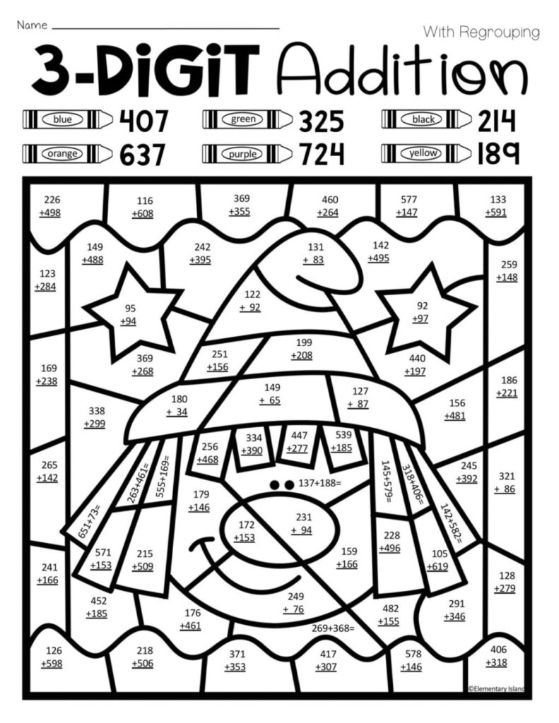 Worksheet ~ Coloring Pages Coloringes Color Math For Kids