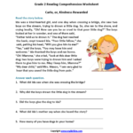 Worksheet ~ Comprehension 2Nd Grade Worksheet Ideas Carlo Or