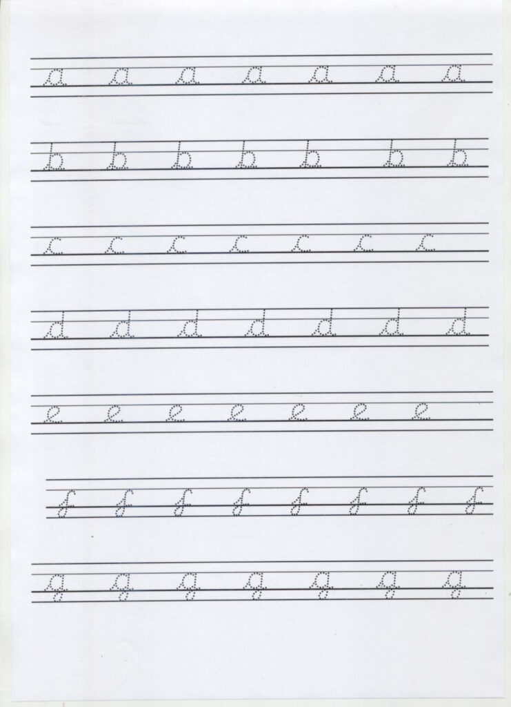 Worksheet ~ Cursive Handwriting Practice Sheets 279171