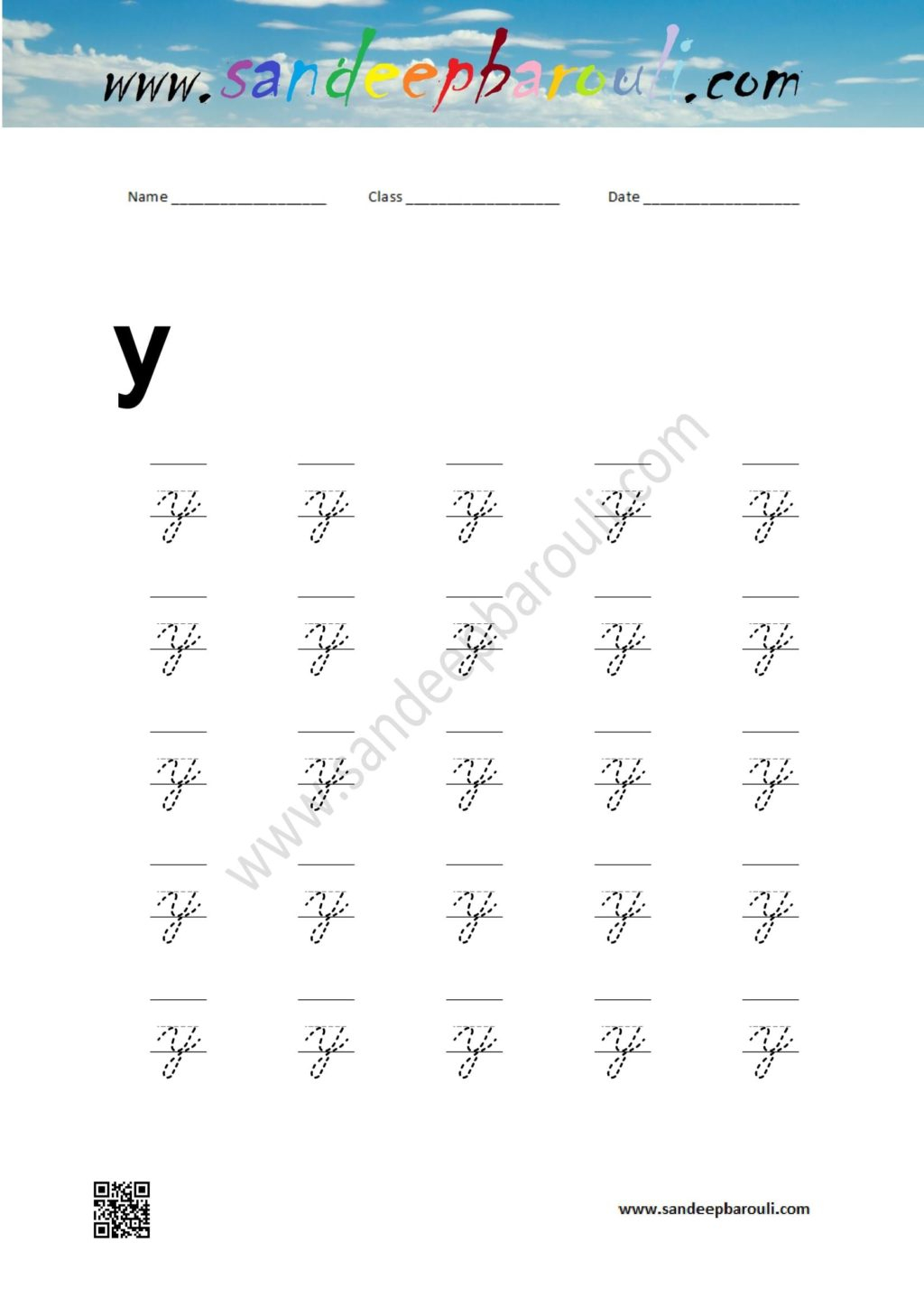 Worksheet ~ Cursive Writing Worksheet For Small Letter Y