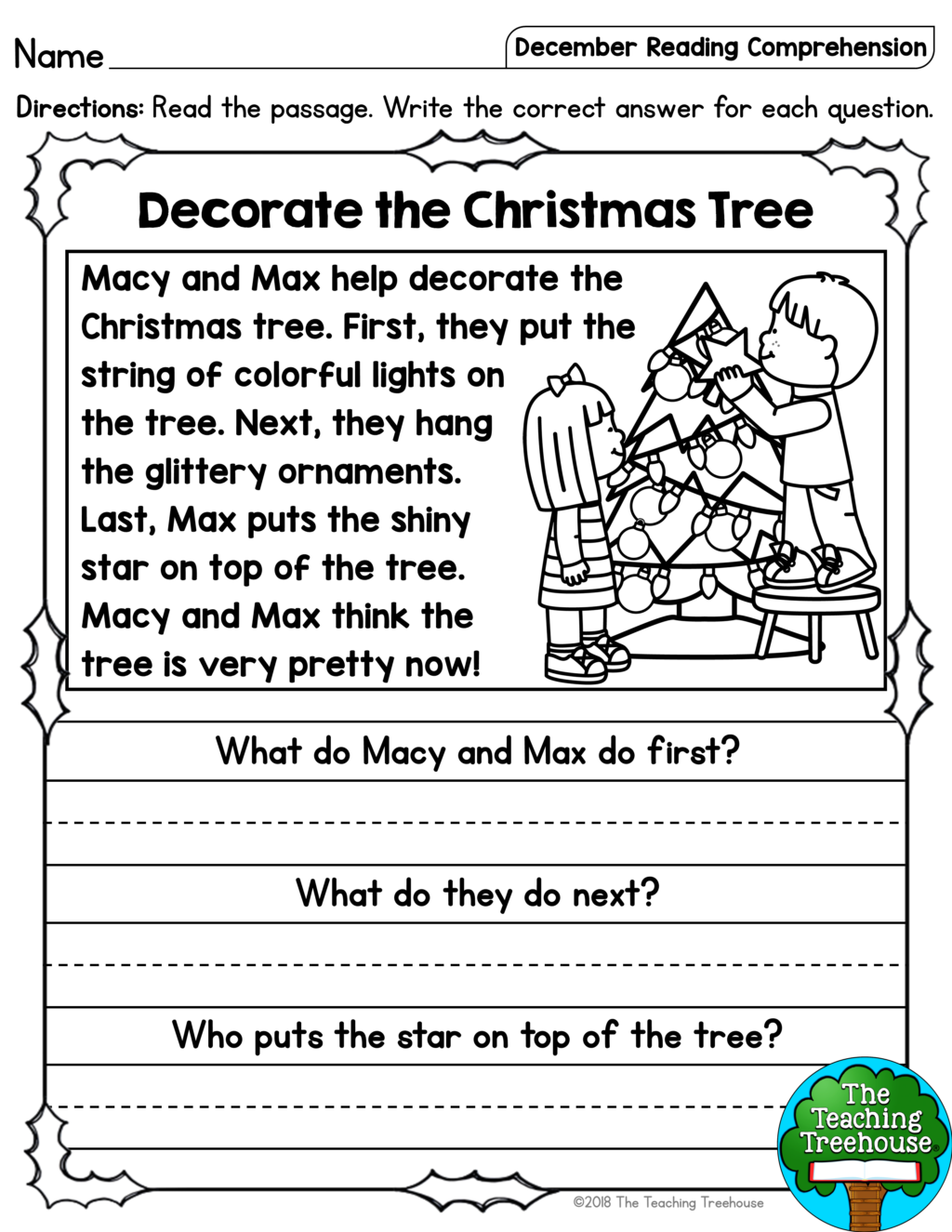 free-printable-christmas-reading-comprehension-worksheets-printable