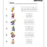 Worksheet ~ Esl Kids Family Trace Worksheet Tracing