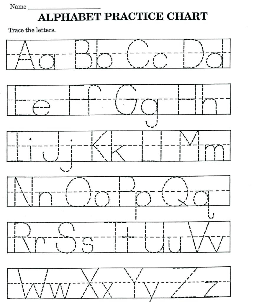 Worksheet ~ Excelent Alphabet Practise Sheets Preschool inside Alphabet Practice Worksheets