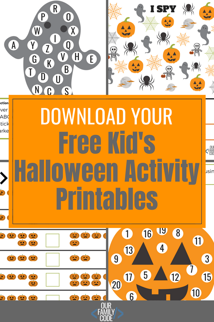 Halloween Printables Activities