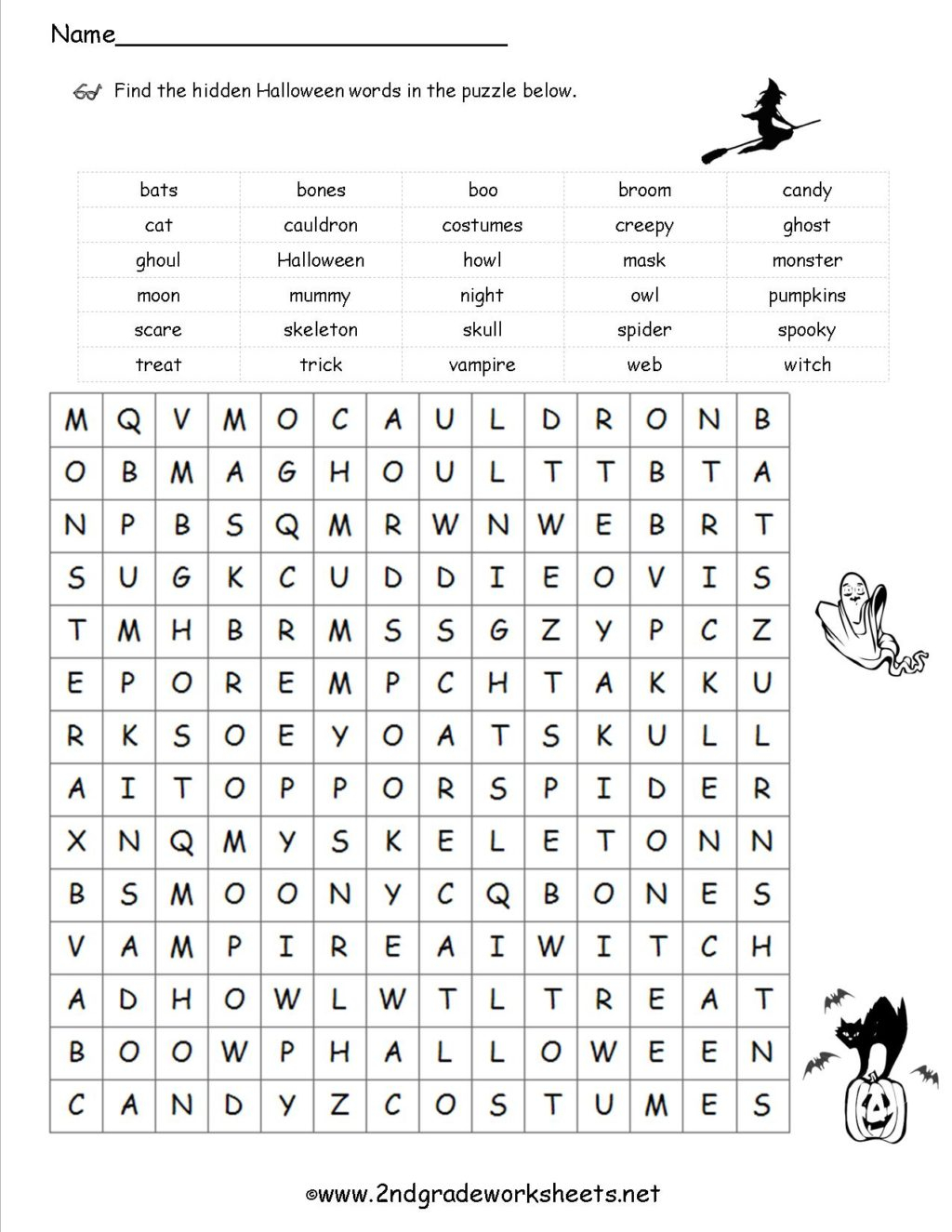 Halloween Reading Comprehension Worksheets Middle School AlphabetWorksheetsFree