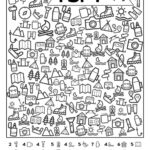 Worksheet ~ Freetable I Spy Camping Kids Activity Paper