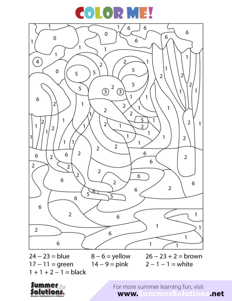 Worksheet ~ Fun Math Coloring Page Worksheets Amazing