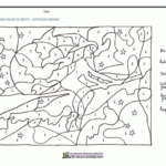 Worksheet ~ Halloween Colornumber Worksheet In Pages