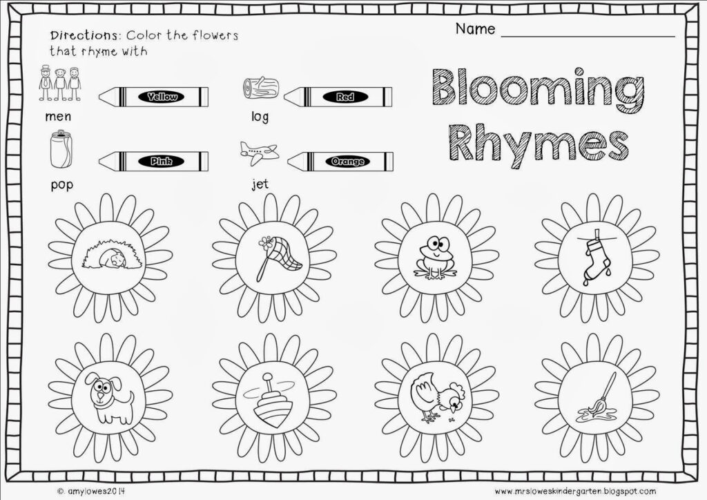 Worksheet : Introducing Patterns To Kindergarten Learn My