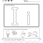 Worksheet ~ Irksheets For Preschool Letter Alphabet In Letter Ii Worksheets