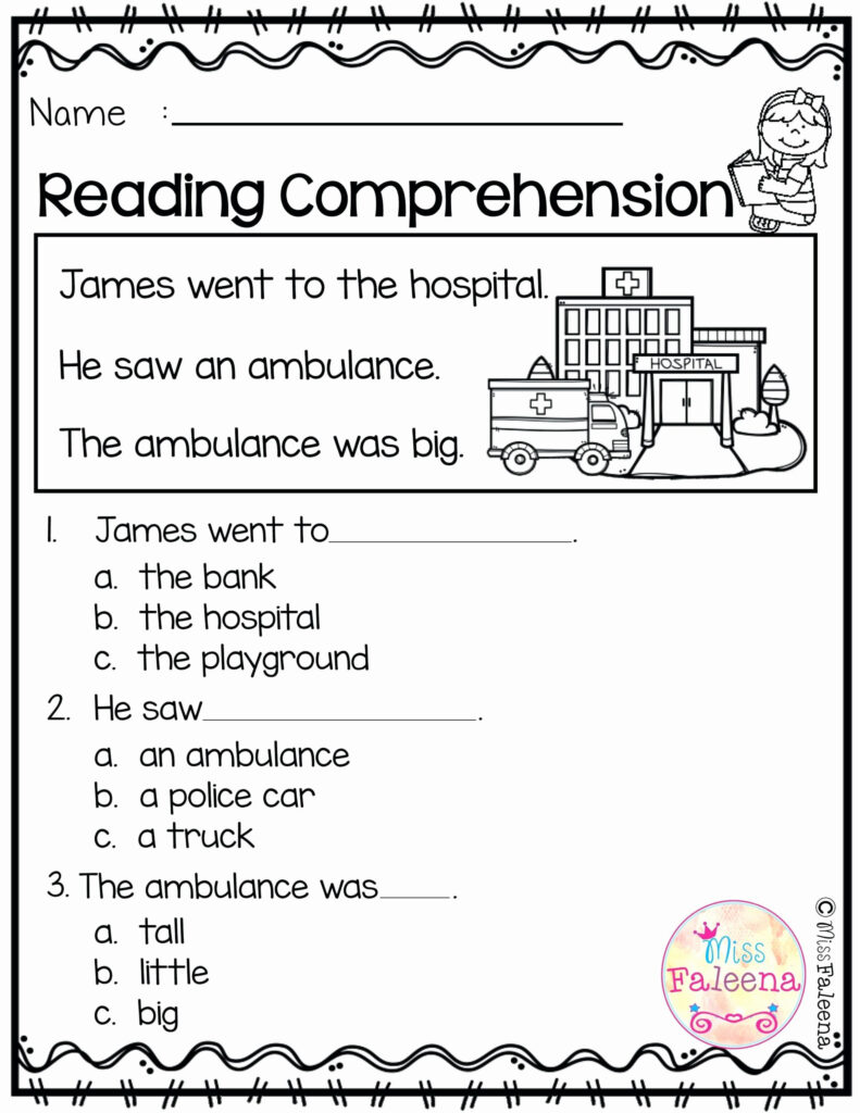 Worksheet ~ Kindergarten Halloween Reading Worksheet