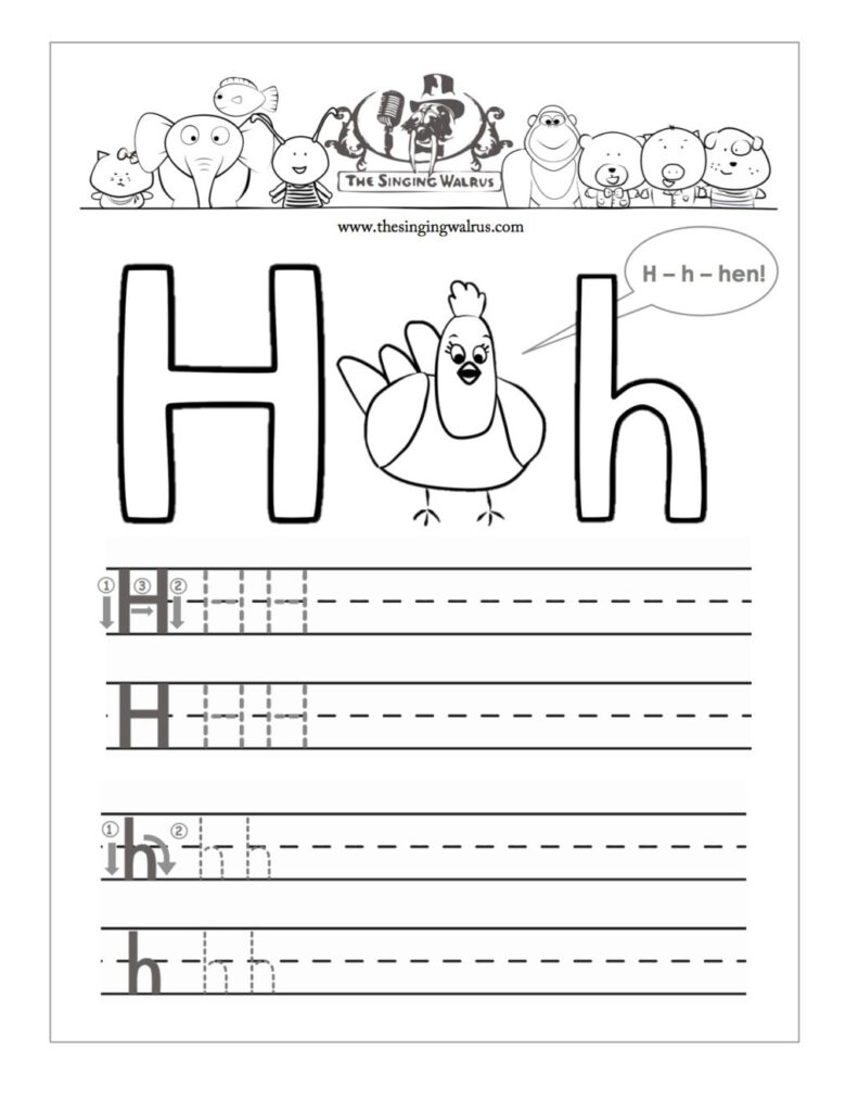 Worksheet ~ Letter H Practice Worksheet Ideas Worksheets For Letter H Worksheets Pdf