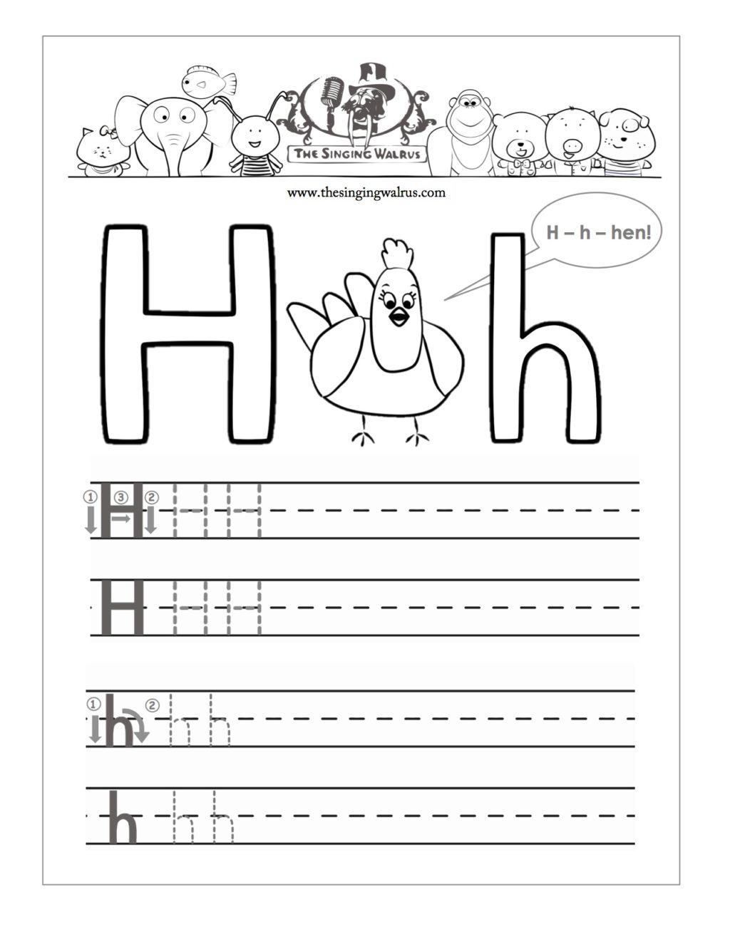 Worksheet ~ Letter H Practice Worksheet Ideas Worksheets regarding Letter H Worksheets For Preschool