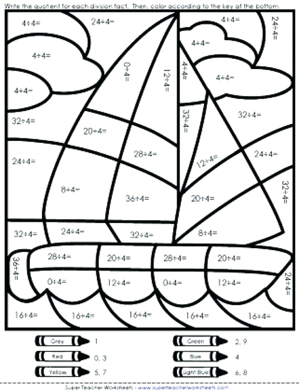 Worksheet ~ Math Coloring Sheets 2Nd Grade Printable